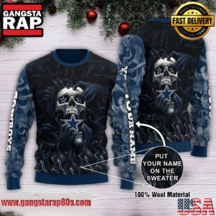 NFL Dallas Cowboys New Edition 2025 Personalized Ugly Christmas Sweater