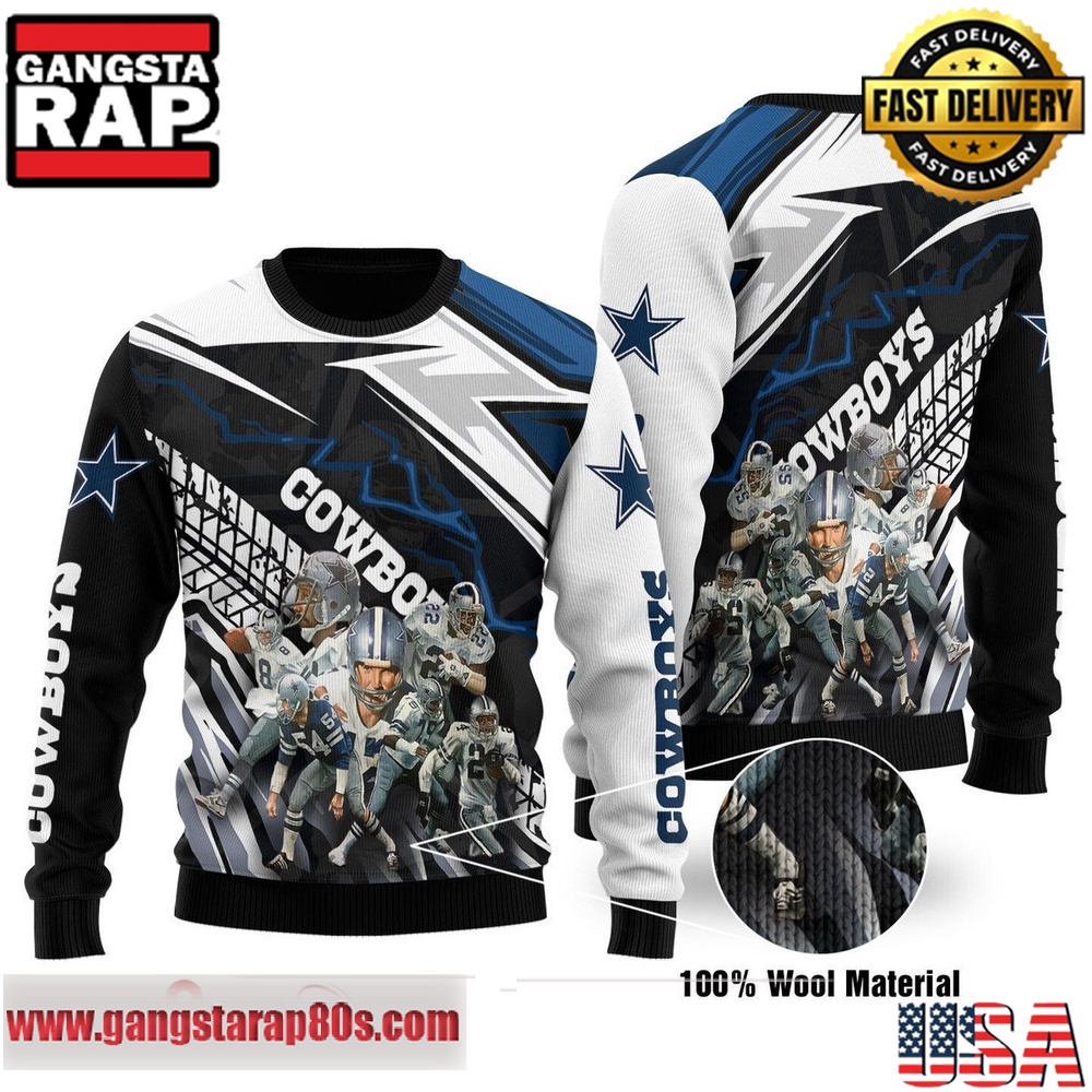 NFL Dallas Cowboys Photo Team 2025 Custom Ugly Christmas Sweater NFL Dallas Cowboys Photo Team 2025 Custom Ugly Christmas Sweater