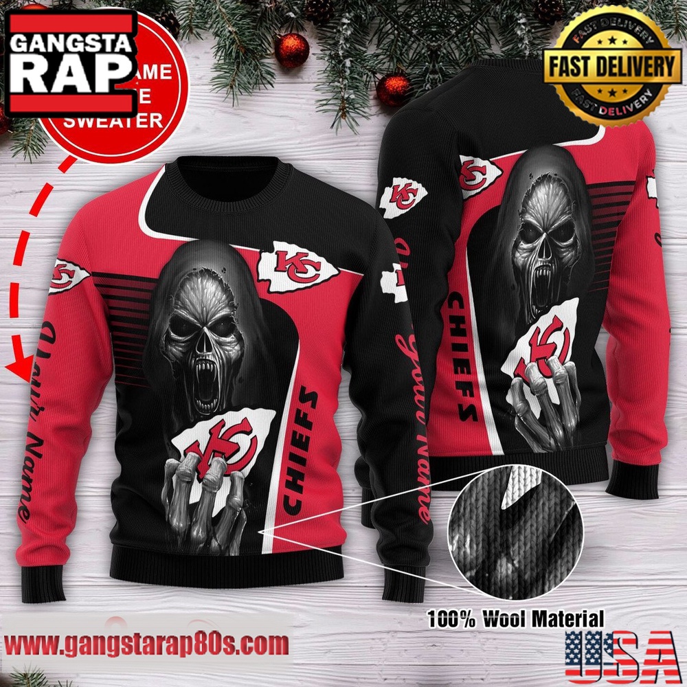 NFL Kansas City Chiefs New Season 2025-26 Custom Ugly Christmas Sweater NFL Kansas City Chiefs New Season 2025-26 Custom Ugly Christmas Sweater