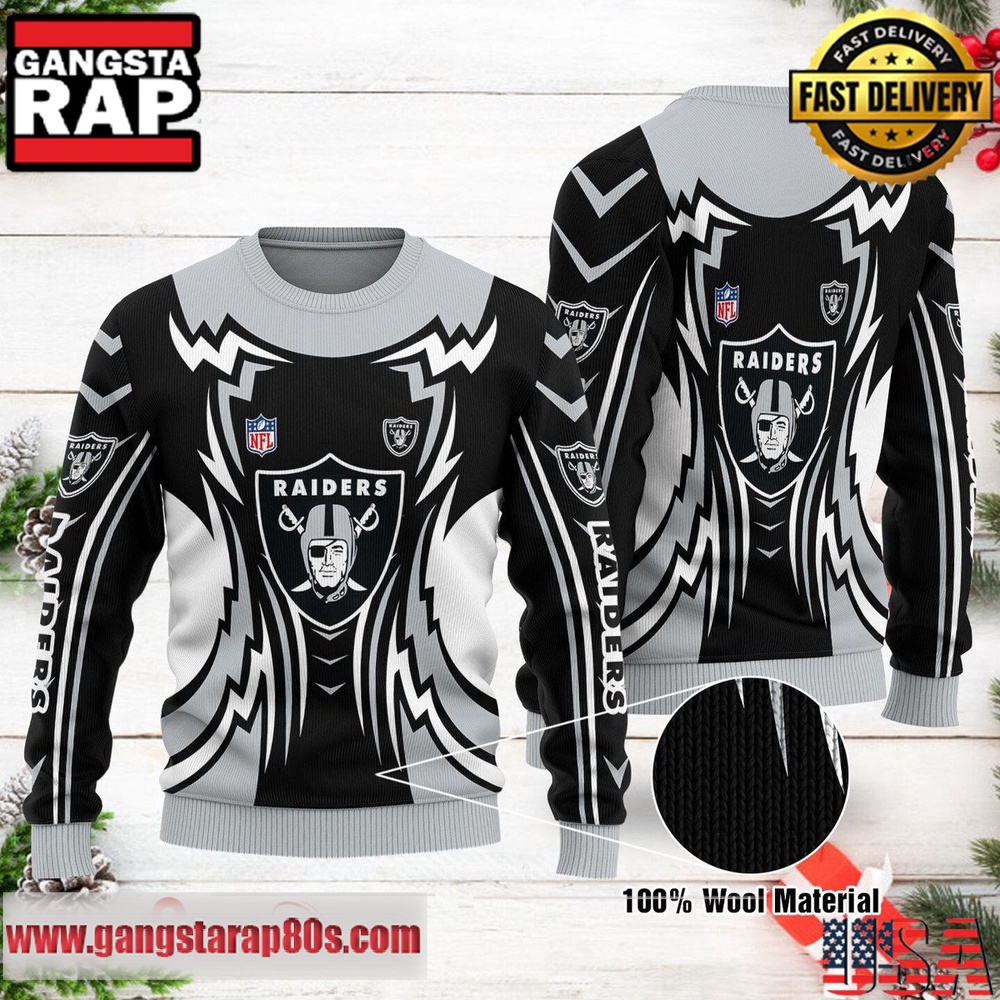 NFL Las Vegas Raiders New Edition 2025 Ugly Christmas Sweater NFL Las Vegas Raiders New Edition 2025 Ugly Christmas Sweater