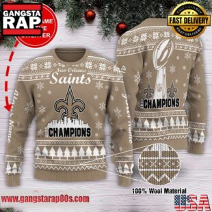 NFL New Orleans Saints Limited Edition 2025 Custom Ugly Christmas Sweater