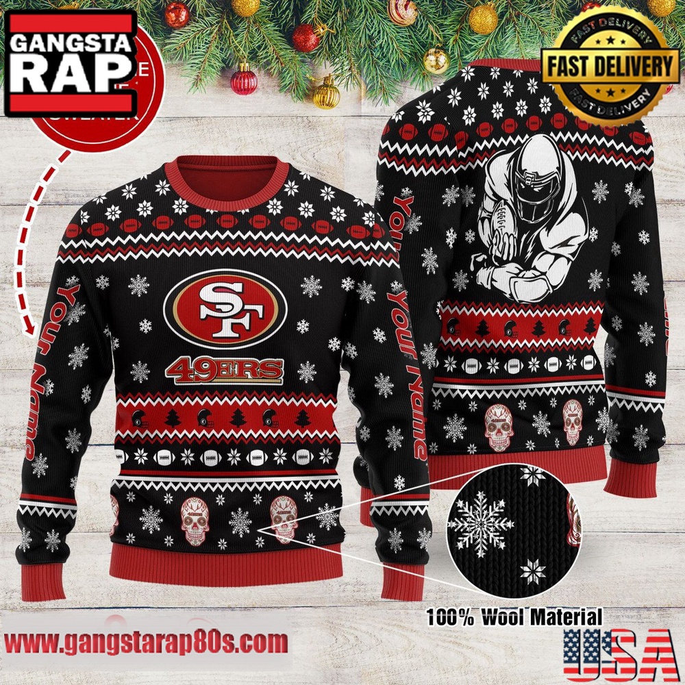 NFL San Francisco 49ers New Edition 2025 Custom Ugly Christmas Sweater