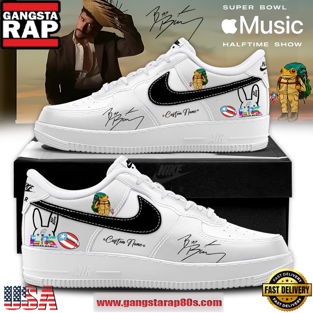 NFL x Bad Bunny Super Bowl LX 2026 Air Force 1 Sneakers Shoes