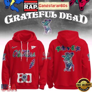 Ole Miss Rebels Grateful Dead 60 Years 2025 Special Edition All Over Print Hoodie
