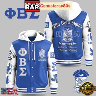 Phi Beta Sigma 1914 Fraternity Inc. New Edition Baseball Jacket