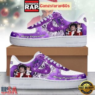 Prince Merry Christmas 2025 Air Force 1 Running Sneakers Shoes