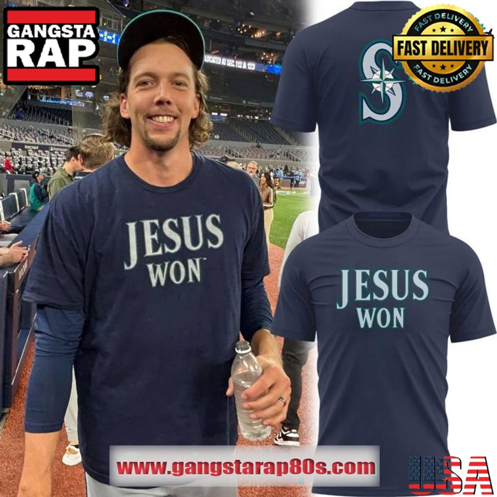 Seattle Mariners Jesus Won Limited Edition Unisex 3D Shirt Seattle Mariners Jesus Won Limited Edition Unisex 3D Shirt