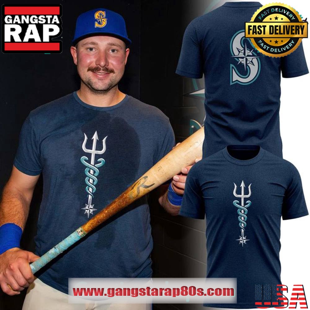 Seattle Mariners Vintage Trident Limited Edition Unisex 3D Shirt Seattle Mariners Vintage Trident Limited Edition Unisex 3D Shirt