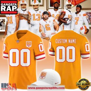 Tampa Bay Buccaneers Nike Creamsicle 2025 Custom Football Jersey