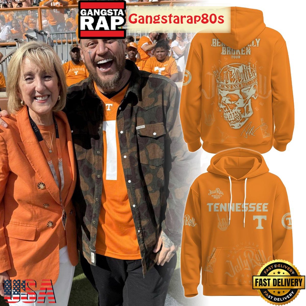 Tennessee Volunteers x Jelly Roll Beautifully Broken Tour 2025 Special Edition All Over Print Hoodie Tennessee Volunteers x Jelly Roll Beautifully Broken Tour 2025 Special Edition All Over Print Hoodie