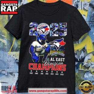 Toronto Blue Jays MLB 2025 AL East Division 7X Champions Mascot T Shirt