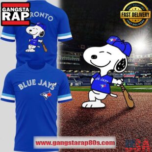 Toronto Blue Jays Peanuts Night Snoopy Unisex 3D Shirt