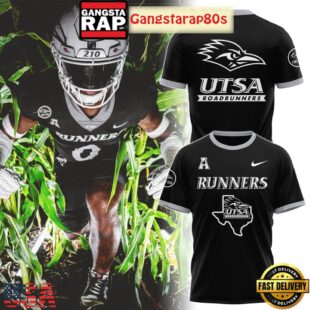 UTSA Roadrunners Back In Black Dard Mode 2025 All Over Print Shirt