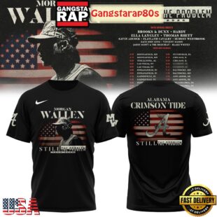 Alabama Crimson Tide x Morgan Wallen Still The Problem 2026 Tour Shirt
