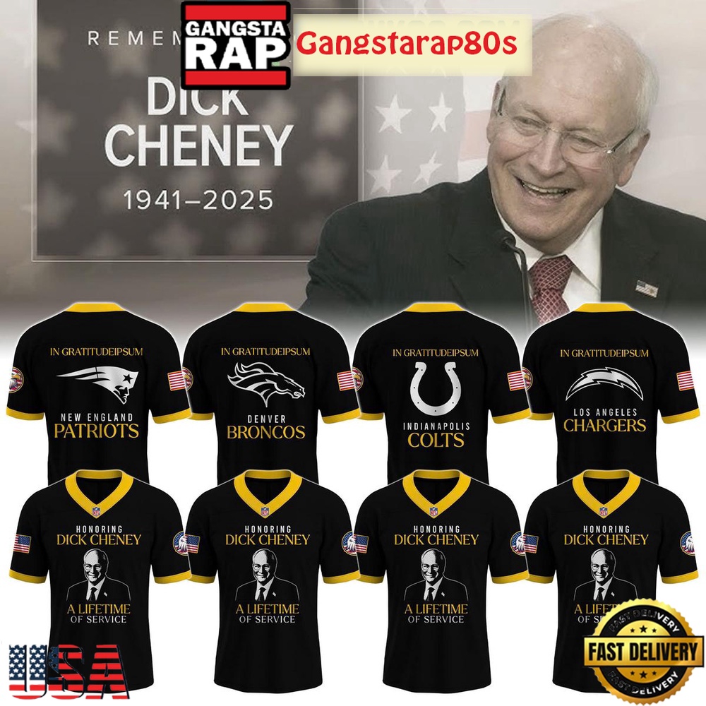 All NFL Team Honoring Dick Cheney Tribute 1941-2025 Football Jersey All NFL Team Honoring Dick Cheney Tribute 1941-2025 Football Jersey