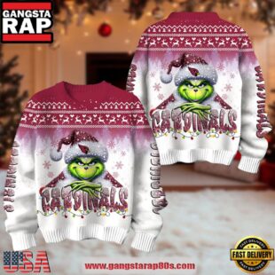 Arizona Cardinals NFL x The Grinch 2025 Edition Ugly Christmas Sweater