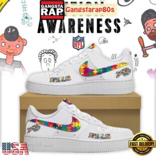 Buffalo Bills Autism Awareness Limited Edition Air Force 1 Sneakers Shoes