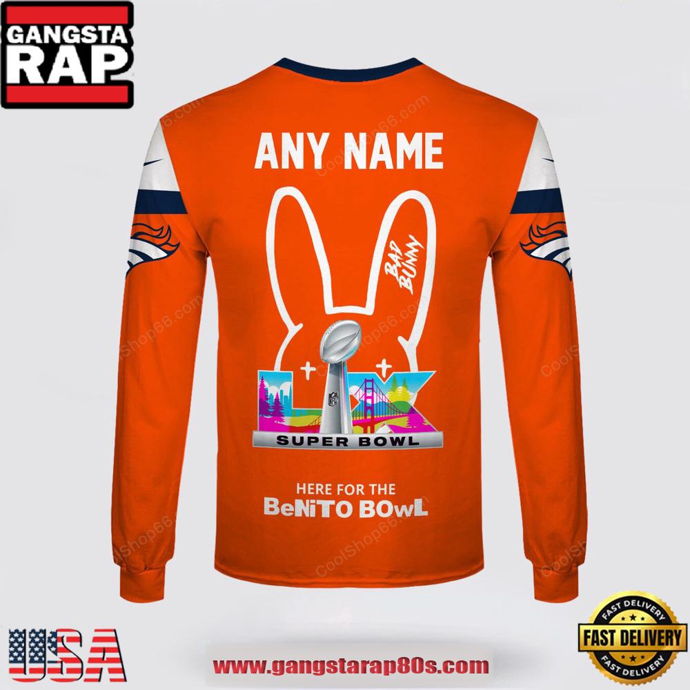 NFL Denver Broncos x Bad Bunny Super Bowl 2026 Special Edition Custom Sweatshirt NFL Denver Broncos x Bad Bunny Super Bowl 2026 Special Edition Custom Sweatshirt