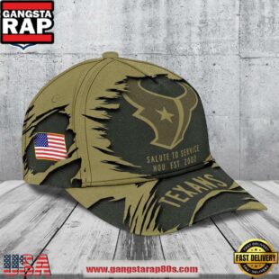Houston Texans 2025 Salute to Service Classic Baseball Cap