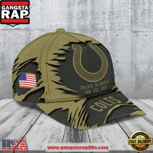Indianapolis Colts 2025 Salute to Service Classic Baseball Cap