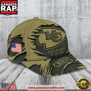 Kansas City Chiefs 2025 Salute to Service Classic Baseball Cap