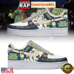 Portland Frog Resist No King Since 1776 Air Force 1 Sneakers Shoes