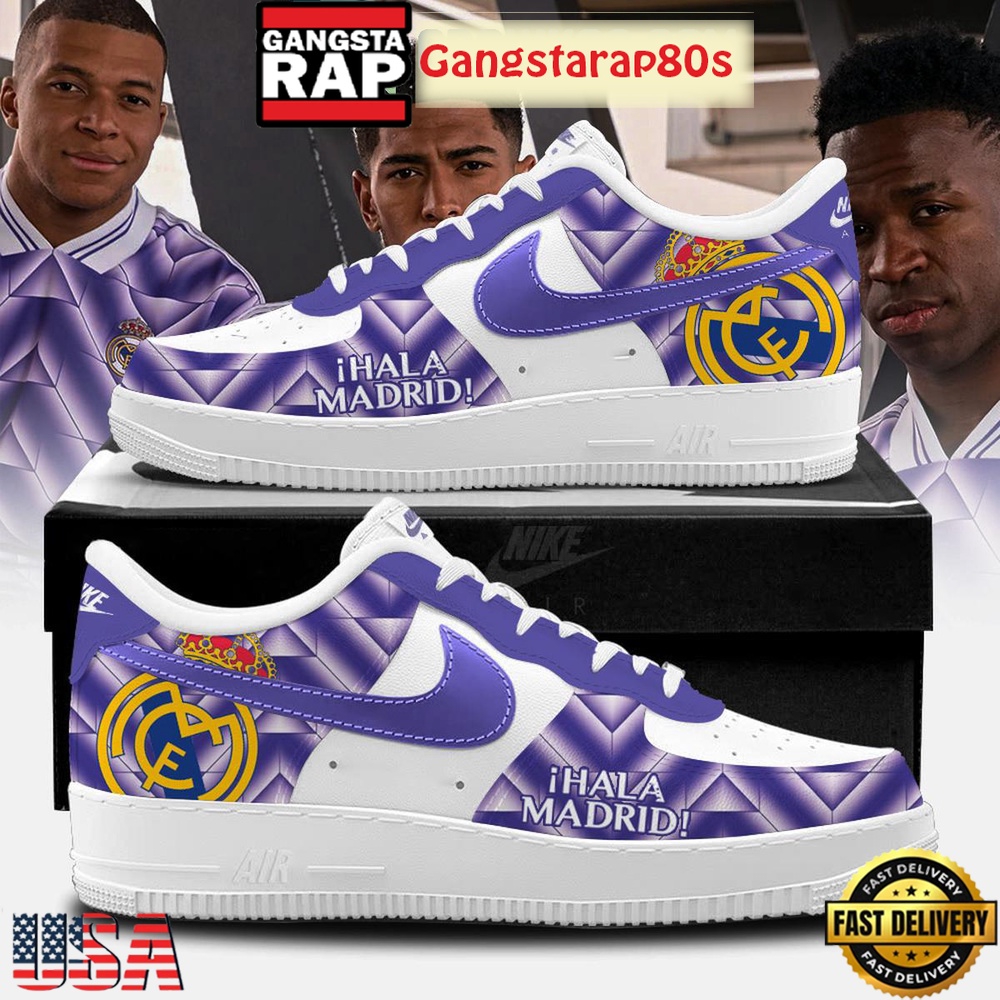 Real Madrid Royal Illusion The Purple Dynasty 2025 Nike Air Force 1 Sneakers Shoes Real Madrid Royal Illusion The Purple Dynasty 2025 Nike Air Force 1 Sneakers Shoes