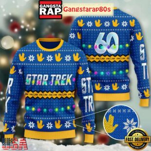 Star Trek 60th Anniversary Ugly Xmas Sweater