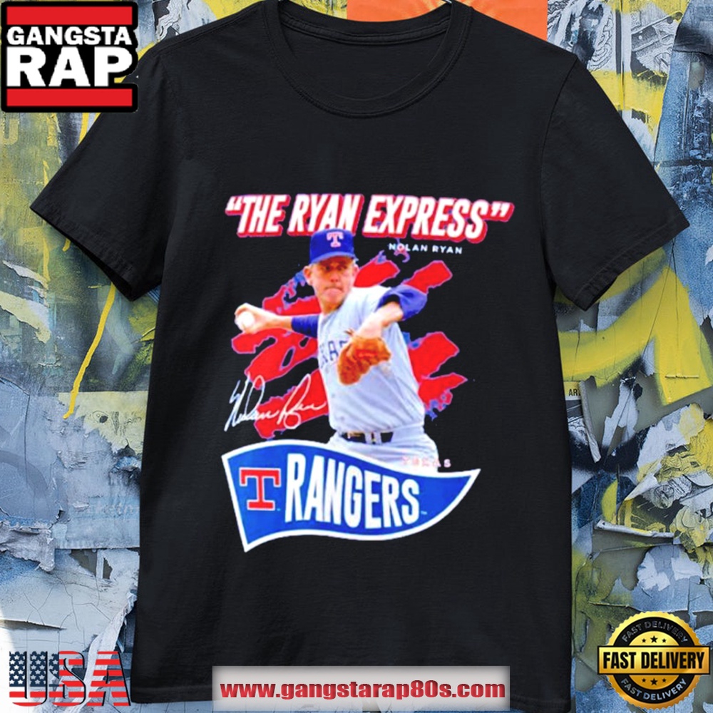 Texas Rangers Nolan Ryan The Ryan Express 2025 T Shirt Texas Rangers Nolan Ryan The Ryan Express 2025 T Shirt