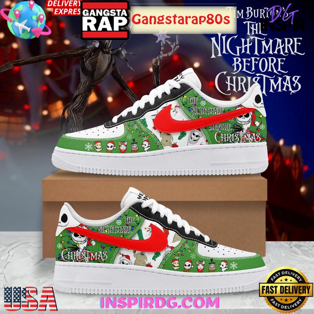 The Nightmare Before Christmas 2025 Special Nike Air Force 1 Running Sneakers Shoes The Nightmare Before Christmas 2025 Special Nike Air Force 1 Running Sneakers Shoes