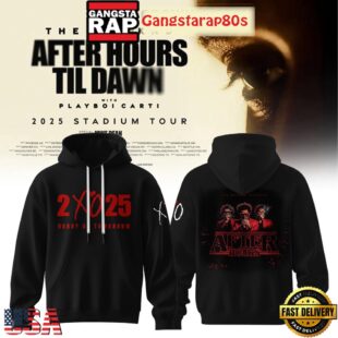 The Weeknd x Stranger Things After Hours Til Dawn Tour Hoodie