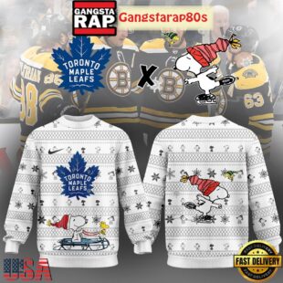 Toronto Maple Leafs x Snoopy Winter 2025 Ugly Xmas Sweater
