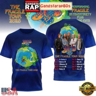 Yes Band The Fragile Tour 2025 T Shirt